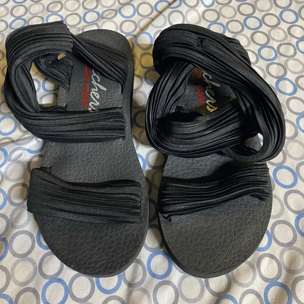 Skechers Black Women's Sandals